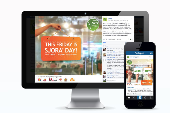 SJORA® Make Your Day Different - Social Media
